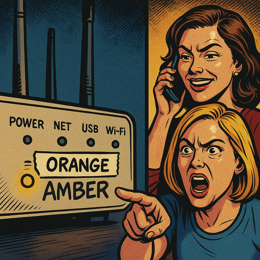 Orange vs Amber