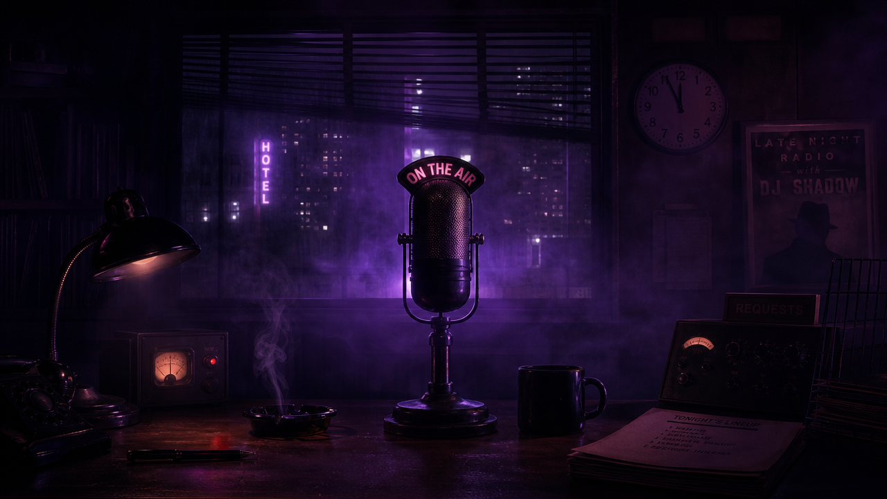 Dark Vintage Radio