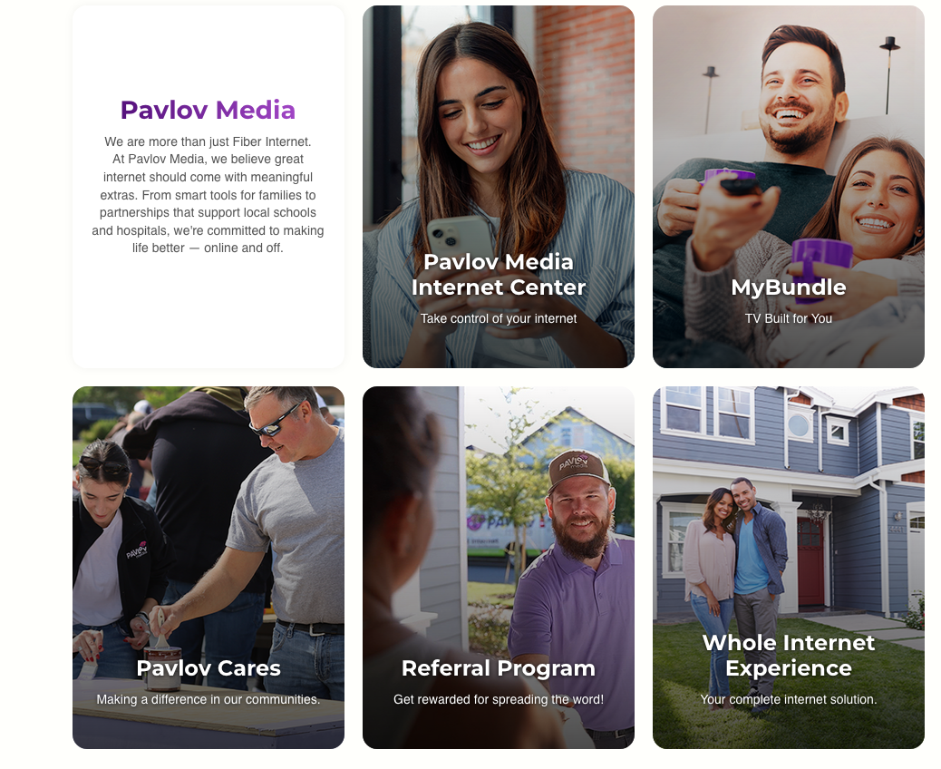 New site asymmetric content grid