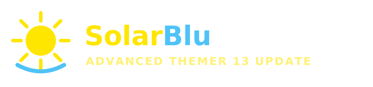 SolarBlu - Advanced Themer 13 Update